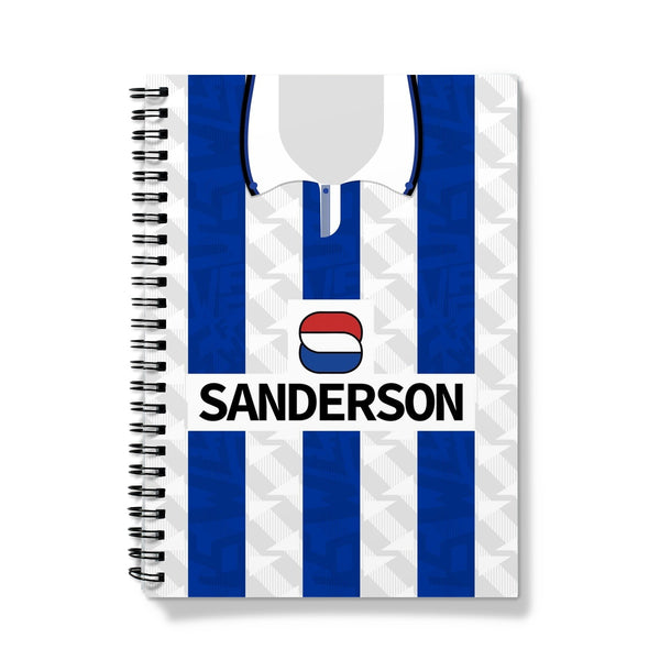 Sheffield Wednesday 92-93 Home Kit Notebook