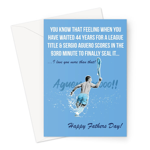 Man City Father's Day Card