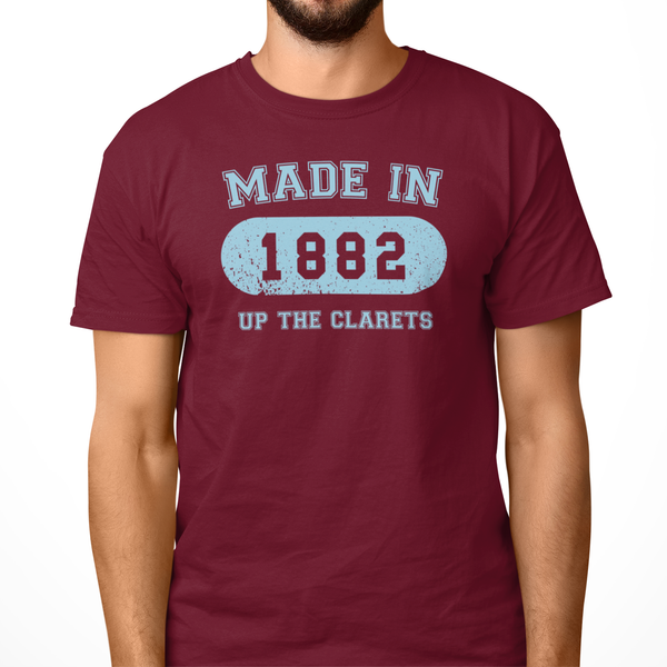 Made in 1882 Clarets T-Shirt