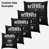 Reserved Derby Cushion