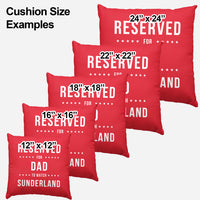 Reserved Sunderland Cushion