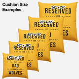 Reserved Wolves Cushion