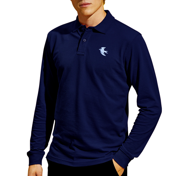 CityBluebirds Long Sleeve Polo Shirt