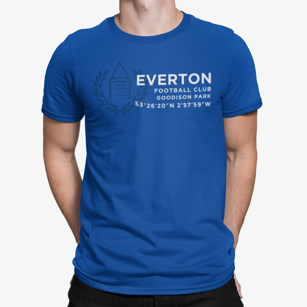 Goodison Park Coordinates Blue T-Shirt