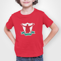 Liverpool FC Red Childrens T-shirt, 100% Cotton, Short-Sleeve, Large Print TheKop Logo