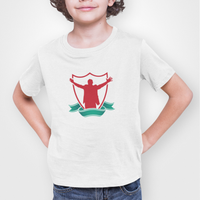 Liverpool FC White Childrens T-shirt, 100% Cotton, Short-Sleeve, Large Print TheKop Logo