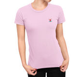 Liverpool Pink Ladies T-Shirt, 100% Cotton, Slim Fit, Embroidered Kop Logo