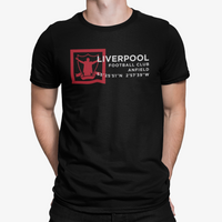 Anfield Coordinates Black T-Shirt