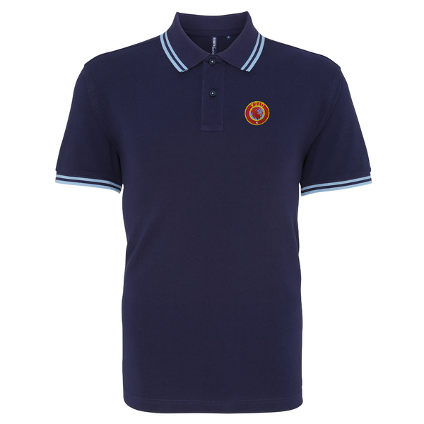 VillaTillIDie Mens Tipped Polo Shirt