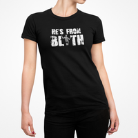 He's From Blyth Ladies T-Shirt