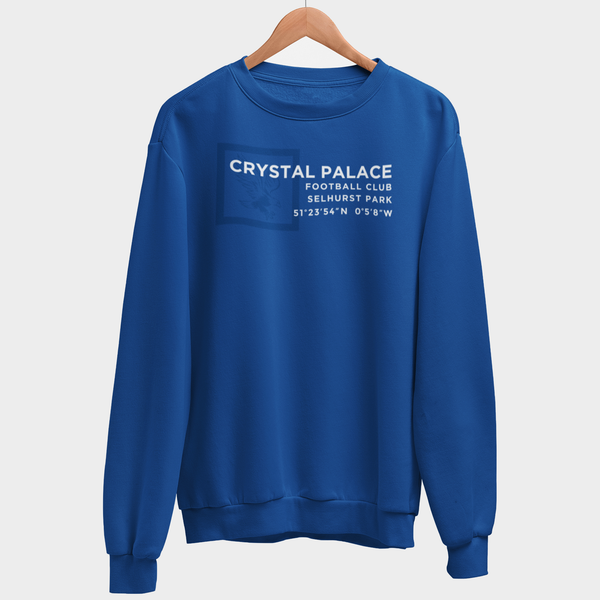 Selhurst Park Coordinates Blue Sweatshirt