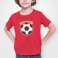 Southampton Red Childrens T-shirt, 100% Cotton, Short-Sleeve, Large Print Saints1885 Logo