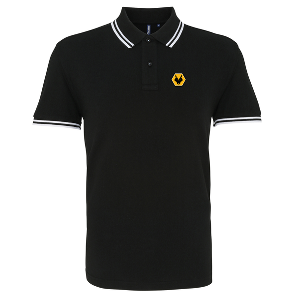 Wolves Mens Tipped Polo Shirt