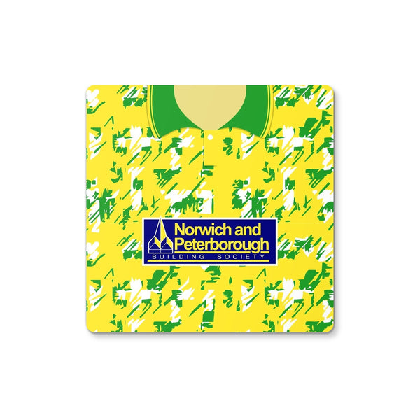 Norwich 92-94 Home Kit Coaster