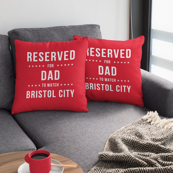 Reserved Bristol City Cushion