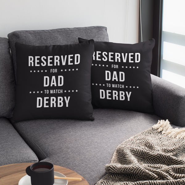 Reserved Derby Cushion