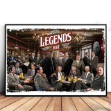 Arsenal Legends Bar Framed Print