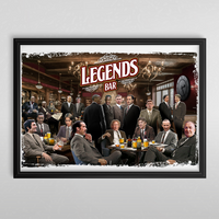 Arsenal Legends Bar Framed Print