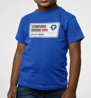 Stamford Bridge Road Sign Children's T-Shirt