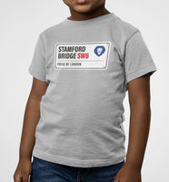 Stamford Bridge Road Sign Children's T-Shirt